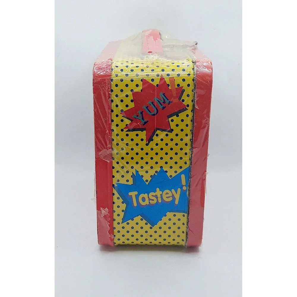 1990s G-Whiz Brainiaks Let's Eat Diner Metal Lunchbox